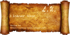 Linkner Uzor névjegykártya